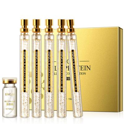 China Lifting facial del hilo del péptido 15ml*5 de la proteína del oro de Bingju reducir pequeñas arrugas en venta