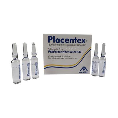 China Italia Placentex Inyección de refuerzo de la piel Pdrn Blanqueador de salmón Aclarador 3 ml X 5 Vaila en venta