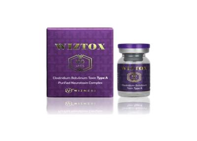 China Clostridium-Art ein Botulinumgiftstoff 100iu Wiztox Botox Nabota injizierbar zu verkaufen