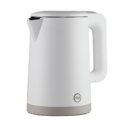 China 360 Degree Rotation Base Hot Water Boiling Double Layer New Jug Body Custom Plastic PP OEM Customized Logo Travel Stainless Steel Electric Kettle for sale