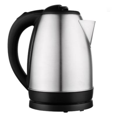 China K-D18-D 360 Degree Rotating Base Brushed Stainless Steel 1.8L Heat 1500W Hot Water Boiler Silver Portable Fast Tea Coffee Electric Kettle for sale