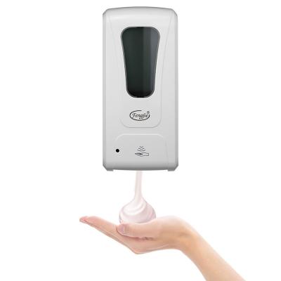 China Foam Soap Dispenser 1200mL Touchless Infrared Foam Spray Soap Dispenser Alcohol Automated Soap Hand Sanitizer Dispenser for sale