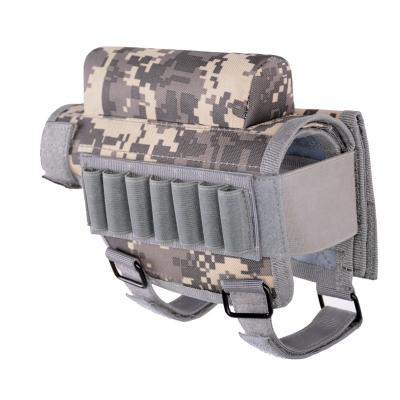 China Hunting Buttstock Shotgun Buttstock Gun Buttstock Shell Holder Portable Adjustable Tactical Shooting Buttstock Shotgun Ammo Pouch Holder for sale