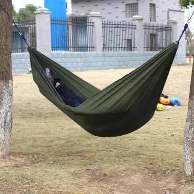 China Camping nylon backpacking hammock parachute of lightweight travel camping hammock parachute portable outdoor travel adult hammock for sale