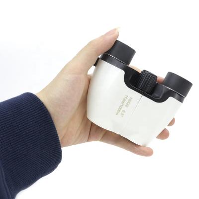 China Civilian Mini Binoculars White Telescope Night Vision Hunting Powerful Portable Telescope Binoculars Binoculars For Adults And Children for sale