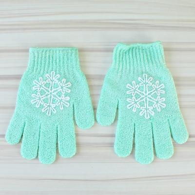 China Remove Dead Skin Gloves Exfoliated Washcloth Dead Skin Bath Gloves SPA Exfoliating Scrub Gloves For Bath Shower , Body Scrubber Exfoliator for sale