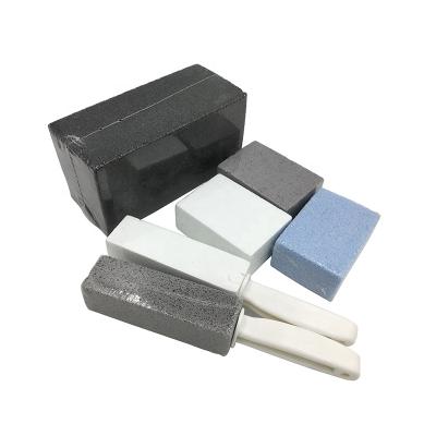 China Viable BBQ Grill Brick Handle Remover Stone Grill Griddle Cleaner Quick Clear Brick Set Brick Rack Steel Scrapper Pack for sale