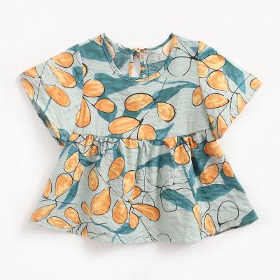 China China Wholesale High Quality Breathable Pattern Girls Summer Dress Suit Printed Set for sale