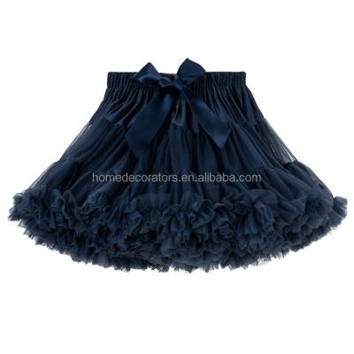 China Breathable Premium Quality Chiffon Kids Pettiskirt Tutu Girl Party Fluffy Skirt for sale