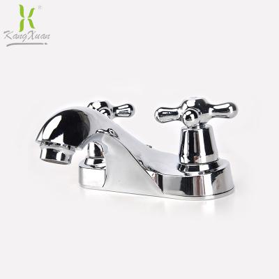 China Hot Selling Electric Faucets Double Handle Cold And Hot Water Mixing 4