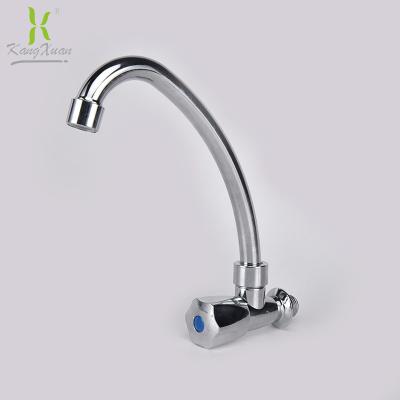 China With Sliding Bar Manufacturer Direct Selling Single Handle Kitchen ABS Faucet Single Cooling Plastic Faucet for sale