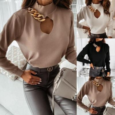 China D2026 2022 New Fashion Women Breathable Vintage Polyester Long Sleeve Blouse Top T-Shirt for sale