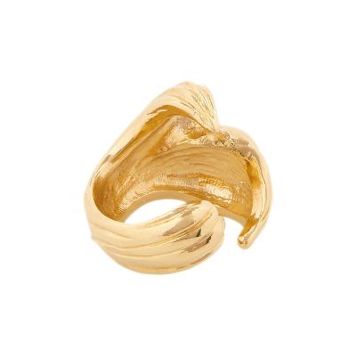 China 17mm Environmental Friendly 18K Gold Plated Poseidon Hot Selling High Quality Fashionable Ring For Women for sale