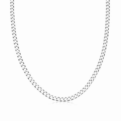 China 40cm Environmental Friendly 18K Gold Plated Hot Sale High Quality Titanium Steel Cuban Chain Necklace for sale