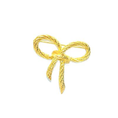 China Factory Price China Supplier Fashion Bow Dress Accessories Environmentally Friendly Wedding Brooch For Women for sale