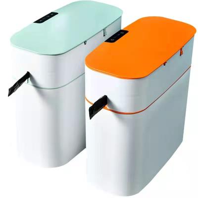 China Disposable Automatic Sensor Bin Sensor Waste Bins Electric Plastic Eco-friendly Home Smart Dust Bin Trash Can With Open for sale