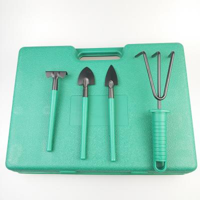 China Outdoor Hot Selling Garden Kit Stainless Steel Manual Floral Garden Tool Kits for sale