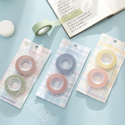 China Custom Memo Pads Morandi Notepads Transparent Sticky Notes Colors Decoration Paper Masking Washi Tapes Bulk for DIY Scrapbook Journals for sale