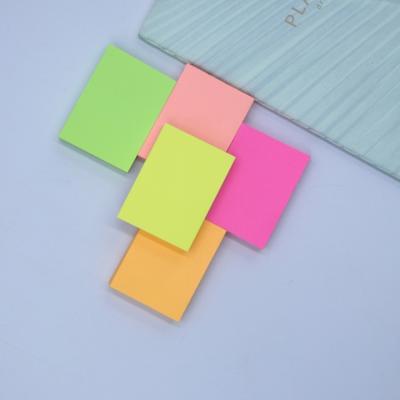 China Custom Logo Printed Memo Pad Wholesale Self Adhesive, Promotional Pocket Colorful Sticky Notes School Stationery for sale