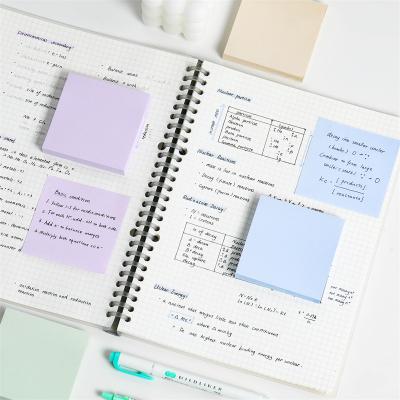 China Wholesale Custom Sticky Notes Self-adhesive 3 in X 3 in Color Series Self-stick Notes Easy Mail Notepads Index Posting Sticky Note for sale