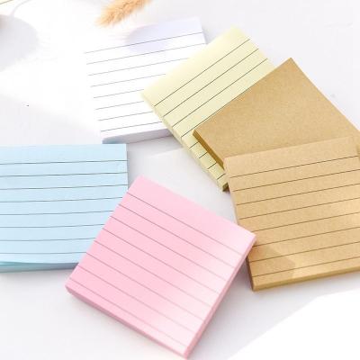 China Self Adhesive Recycled Colorful Memo Pad with Pen/Adhesive Sticky Notes/Custom Logo Printing Office Stationery Sticky Memo Pad Portable Notes for sale