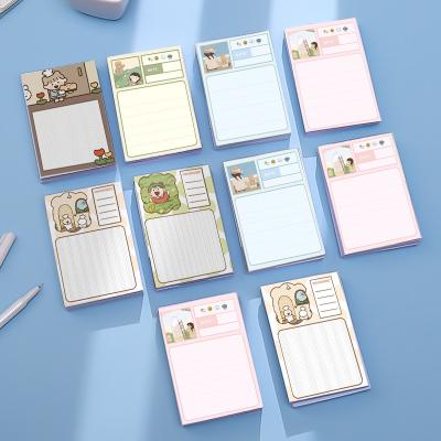 China Cute Self Adhesive Memo Pad Stationery Message Customs Office School Supplies Sticky Note Pads It Mail Sticky Notes for sale