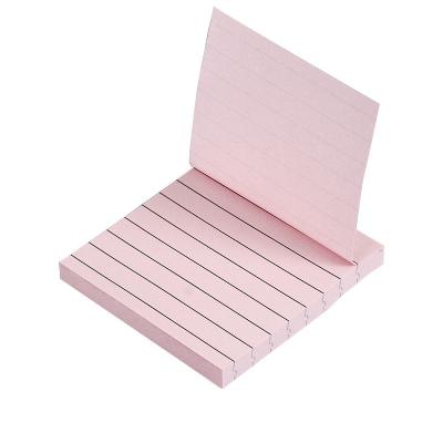 China Self Adhesive Custom Sticky Note 3x3 Inch 100 Sheets Per Pad Self-Stick Notes Easy Post Notepads Cute Memo Pad Sticky Post Note for sale