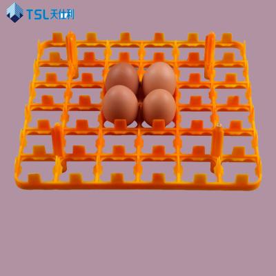 China Recyclable 18 Holes Plastic Quail Egg Tray Duck Chicken Eggs Tray for sale