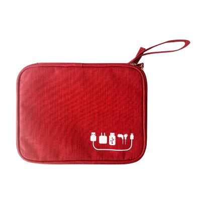 China Luxury Promotional Custom Electronics Travel Bag Digital Memory Cable Accessory Bag for sale