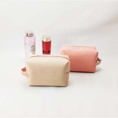 China Eco Friendly Custom PU Bag Women Makeup Lady Bags Toiletry Cosmetic Bag for sale