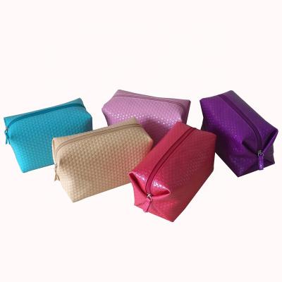 China Large Capacity Hot Selling Candy Colors PVC Cosmetic Bag Wholesale Cosmetic Bag Portable Gift Bags For Girls Ladies for sale