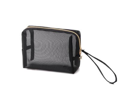 China Wholesale NATIONAL Mesh Custom Make Up Bag Cosmetic Bag Pouch For Make Up Brushes for sale