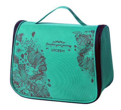 China Factory directly sale NATIONAL customized logo cosmetic toiletry bag travel bag with full color printing for sale