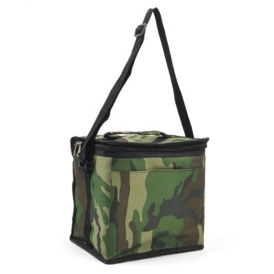 China Custom Fashion Cooler Promotional Folding Military Cloth Lunch Bag Cooler Bag For Outdoor for sale