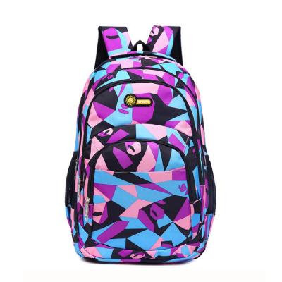 China Fashion Custom Made Microfiber Waterproof Microfiber Backpack Girls Boys Fashion Student Schoolbag Large With Multi Compartment for sale