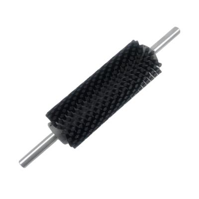 China Factory Bristle Industrial Nylon Brush Roller For Cleaning Glass And Fruit for sale