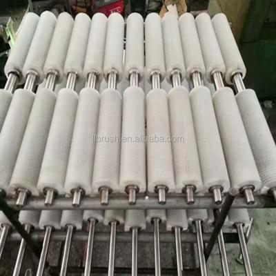 China Factory made professional nylon bristle roller cleaning brush for industry and cleaning glass for sale