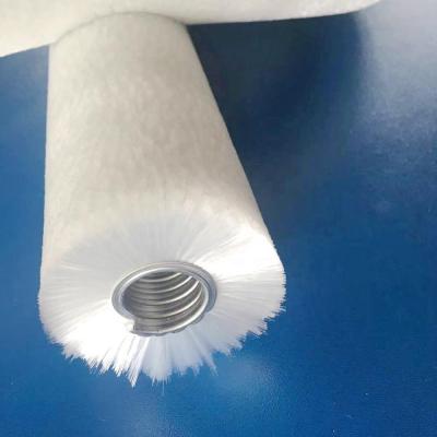 China Industrial Spiral Nylon Bristle Spring Polishing Brush for sale