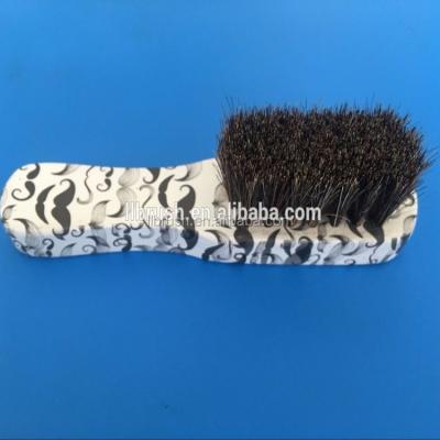 China 2017 hot selling wooden handle beard brush small wooden horse hair for sale