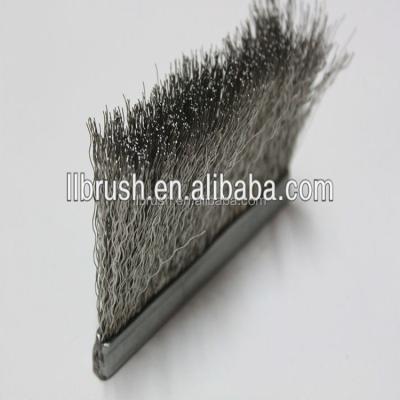 China Steel Wire Strip Cleaning Brush for Window and Door for sale