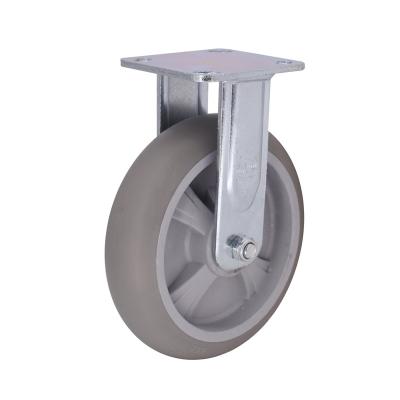 China Rigid Custom Logo China Supplier 280 Kg Directional Mw Heavy Duty Tpr Caster Wheels In 8 Inch for sale