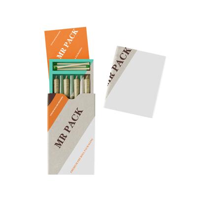 China A Biodegradable Empty Cardboard Pre Roll Cigarette Box , King Size Pre Roll Tubes , Smell Proof Pre Roll Packaging for sale