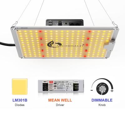 China Seed starting 120W LM301B full spectrum 3500k king ppfd spider SF1000 LED farm panel one high led grow lights for sale