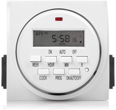 China Waterproof Heavy Duty 7 Day Digital Timer Programmable Switch, FD60 U6, 115V, 60Hz, Dual Outlet, Indoor for sale