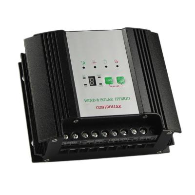 China Charger Controller 100w to 600w Small Wind Solar Hybrid Charge Controller 12V 24V LED Display DC Output for sale