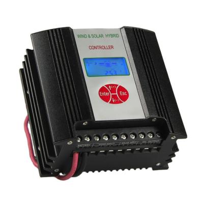 China Hot Sale Charger Controller 100w to 600w Small Wind Solar Hybrid Charge Controller 12V 24V LED Display DC Output for sale