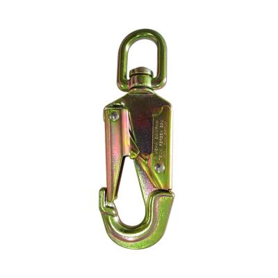 China Heavy Industry New Design CE Heavy Duty Carabiner Swivel Trigger Climbing Snap Hook for sale