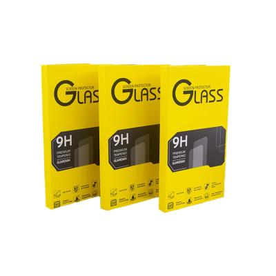 China OEM Recyclable Factory Customizable Cheap Phone Screen Packaging Box, Retail Packaging Tempered Glass Screen Protector Packaging Box for sale