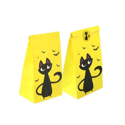 China Wholesale Custom Eco Friendly Gifts OEM Recyclable Factory Halloween Gift and Candy Decorative Bags for sale