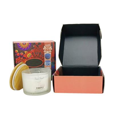 China OEM Factory Wholesale Recyclable Eco Friendly Candle Shipping Mailing Box With Foam for sale